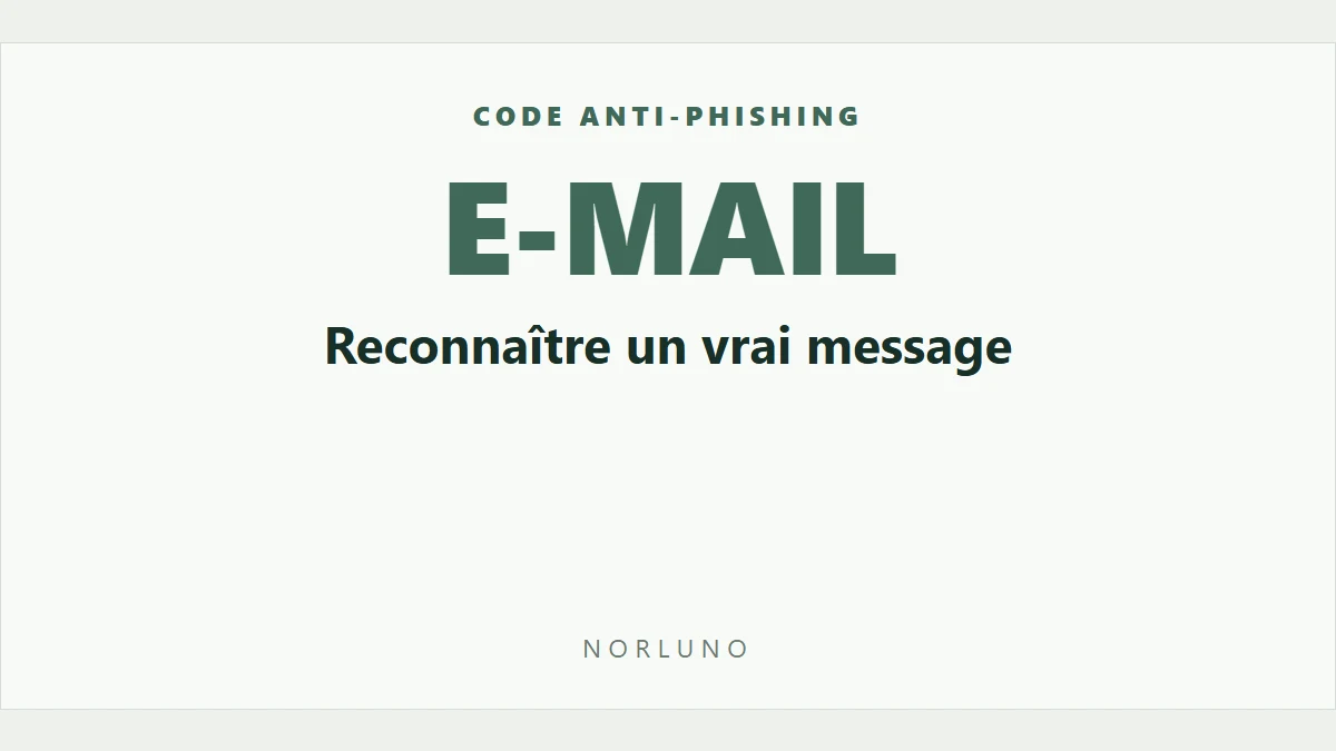 Reconnaître un vrai e-mail Binance grâce au code anti-phishing