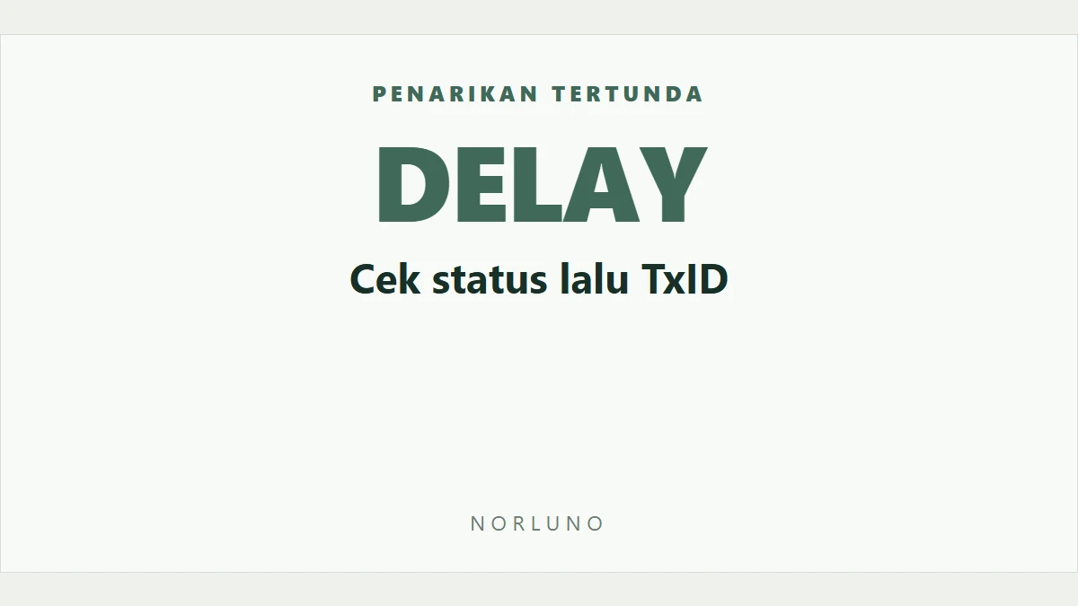 Penarikan Binance tertunda: cek status dan TxID