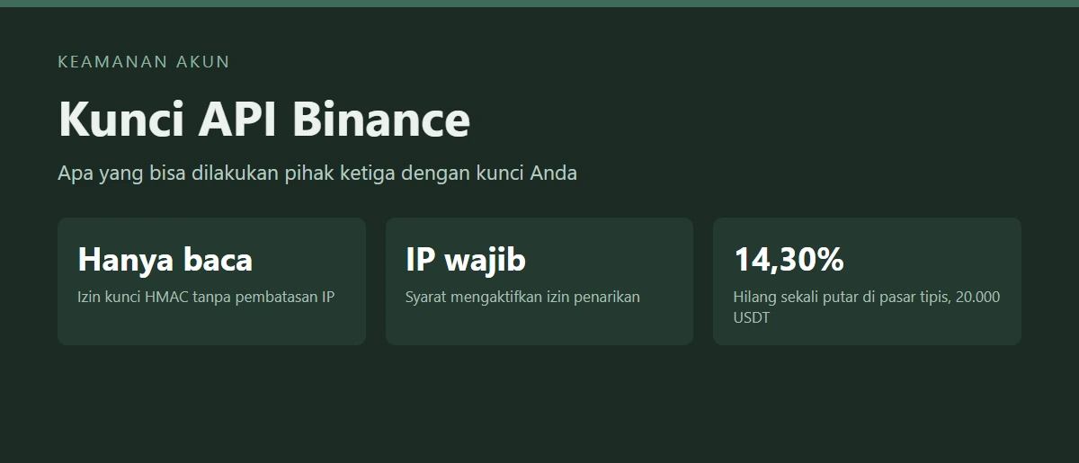 Kunci API Binance untuk robot trading: izin mana yang aman
