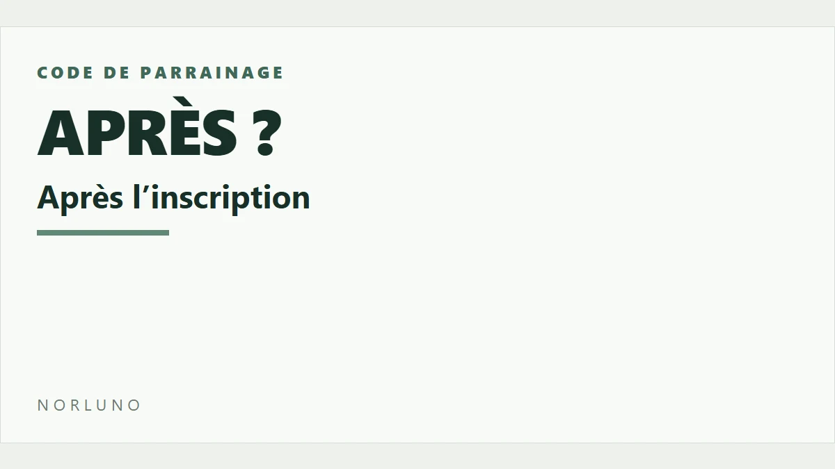 Code de parrainage Binance après l’inscription